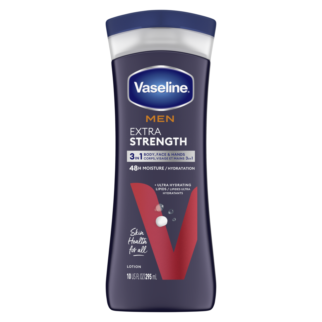 Men Healing Moisture, Non-Greasy Body & Face Lotion, Extra Strength