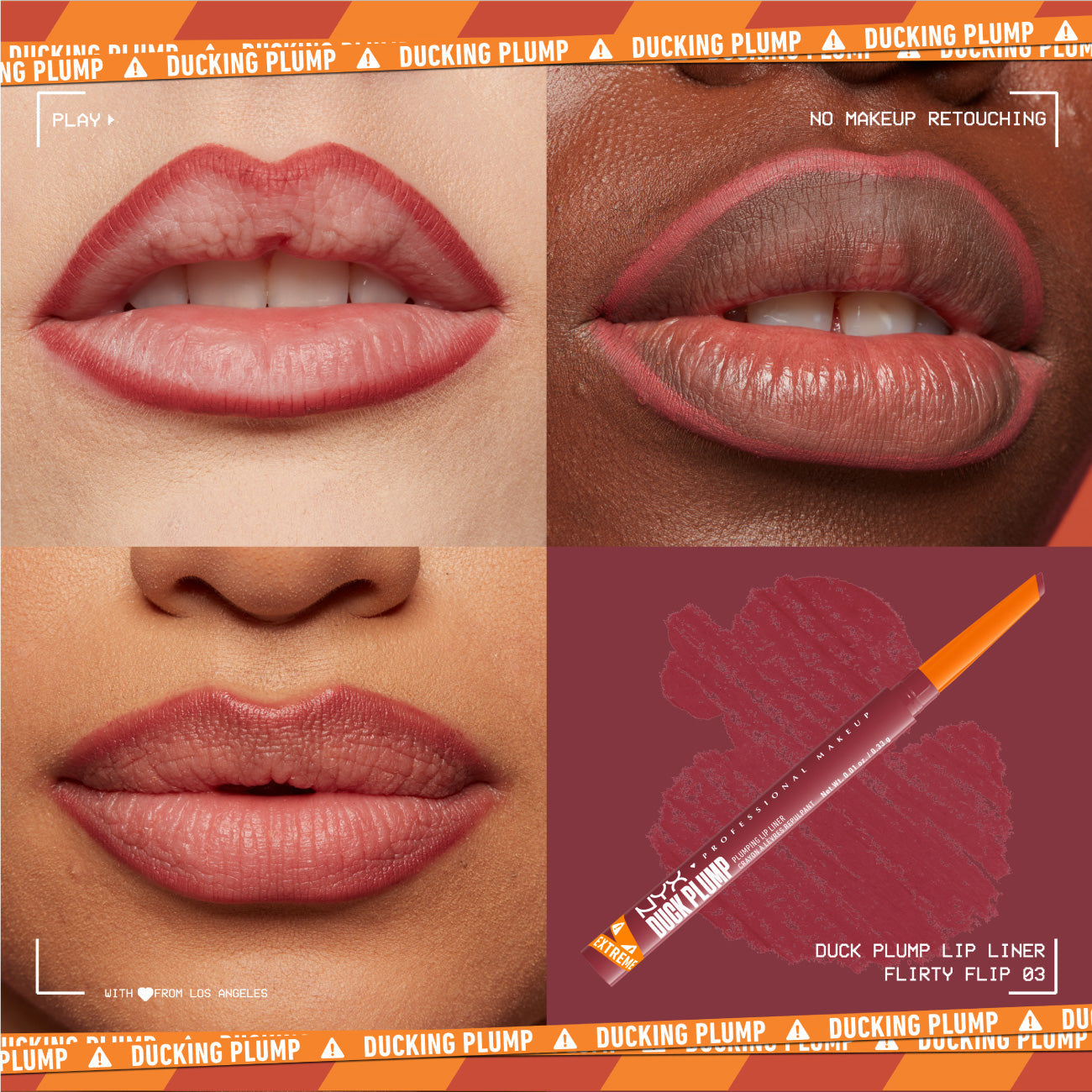 Duck Plump Plumping Lip Liner, Up To 10 HR Wear, Matte Finish,