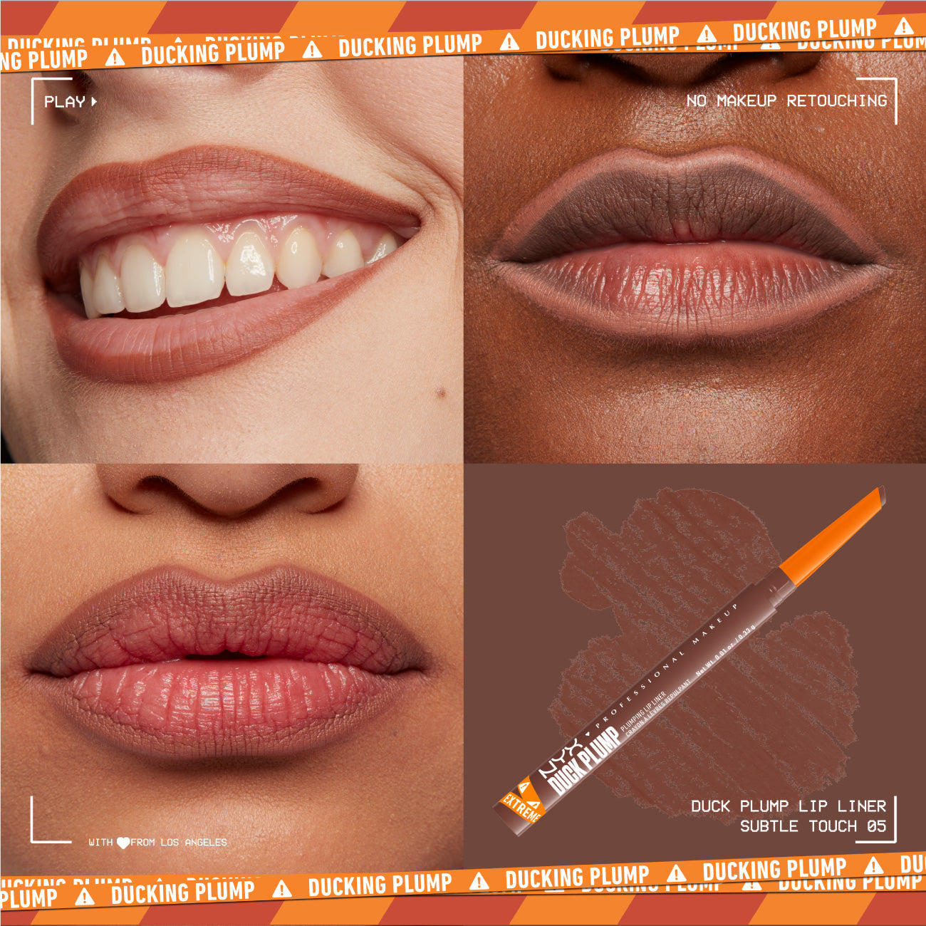 Duck Plump Plumping Lip Liner, Up To 10 HR Wear, Matte Finish,