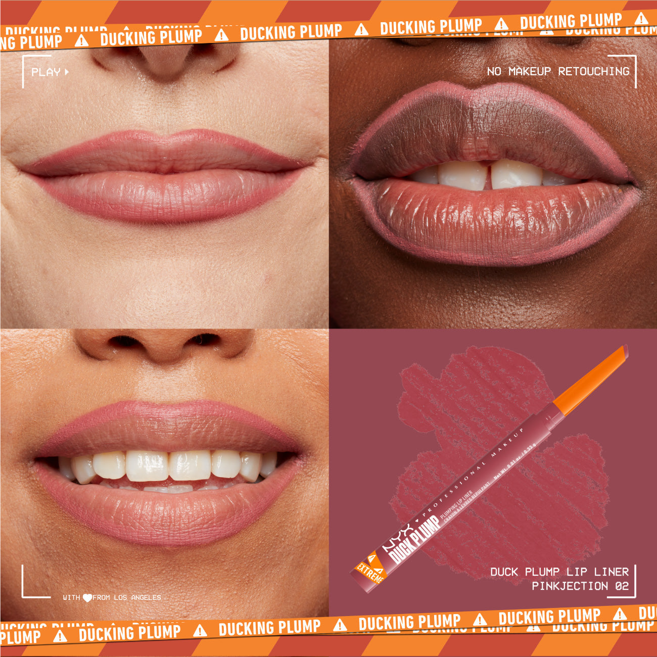 Duck Plump Plumping Lip Liner, Up To 10 HR Wear, Matte Finish,