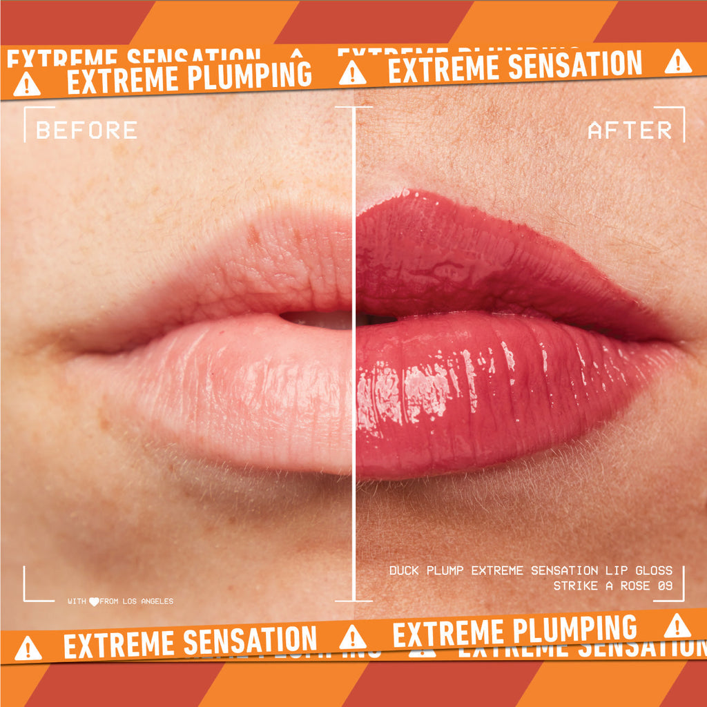 Duck Plump Lip Plumping Lacquer, High Pigment, High Shine, High Sparkle Lip Gloss