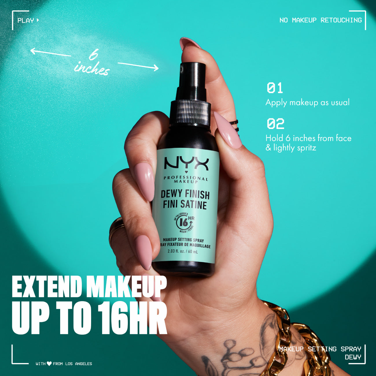 Dewy Finish, Lightweight And Extends Makeup Wear Up To 16 Hours