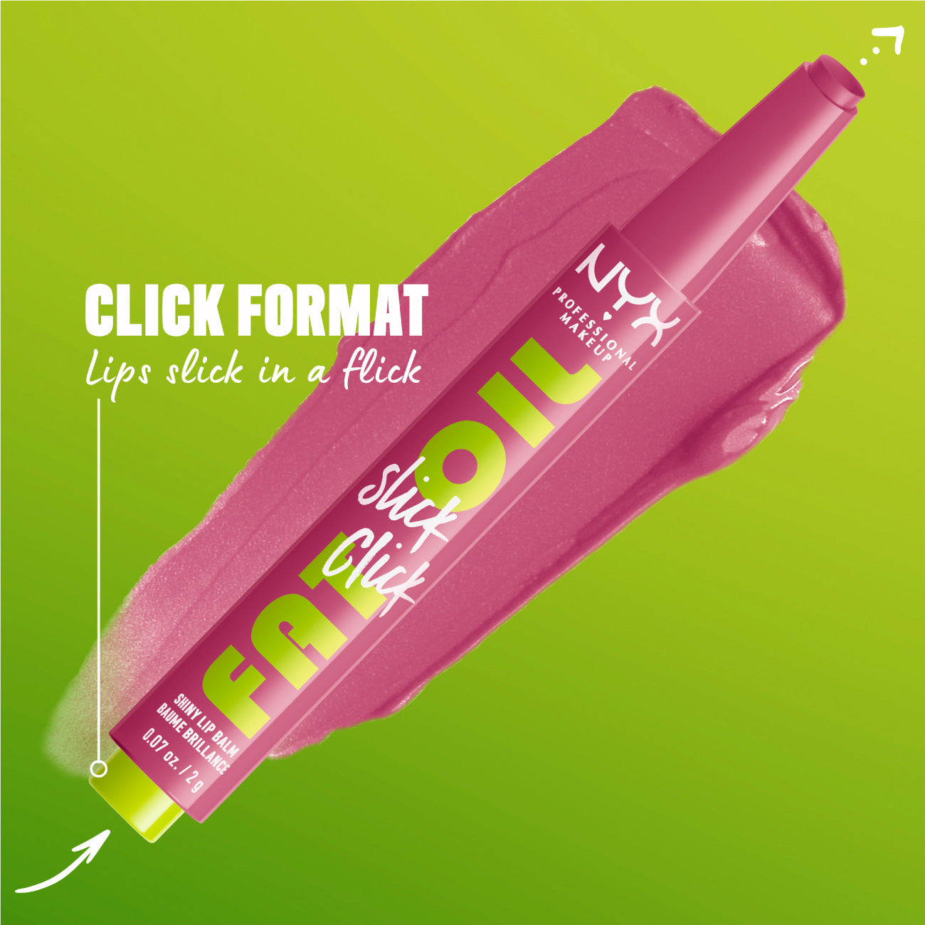 Fat Oil Slick Click Shiny Lip Balm