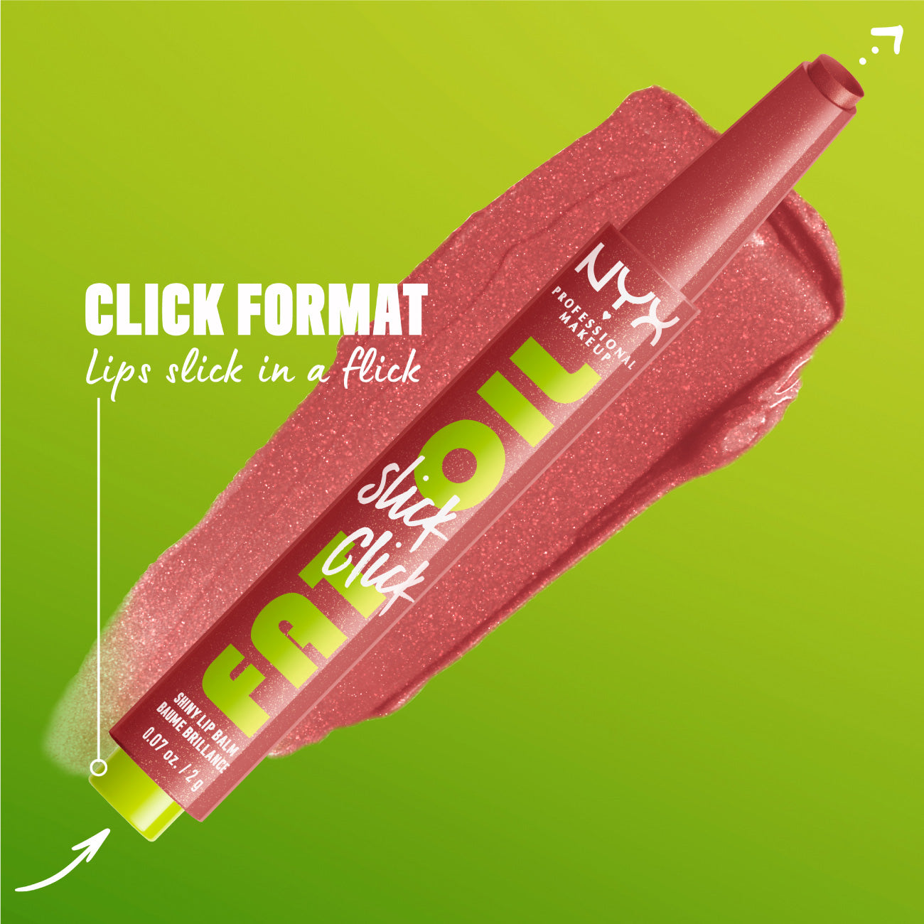 Fat Oil Slick Click Shiny Lip Balm
