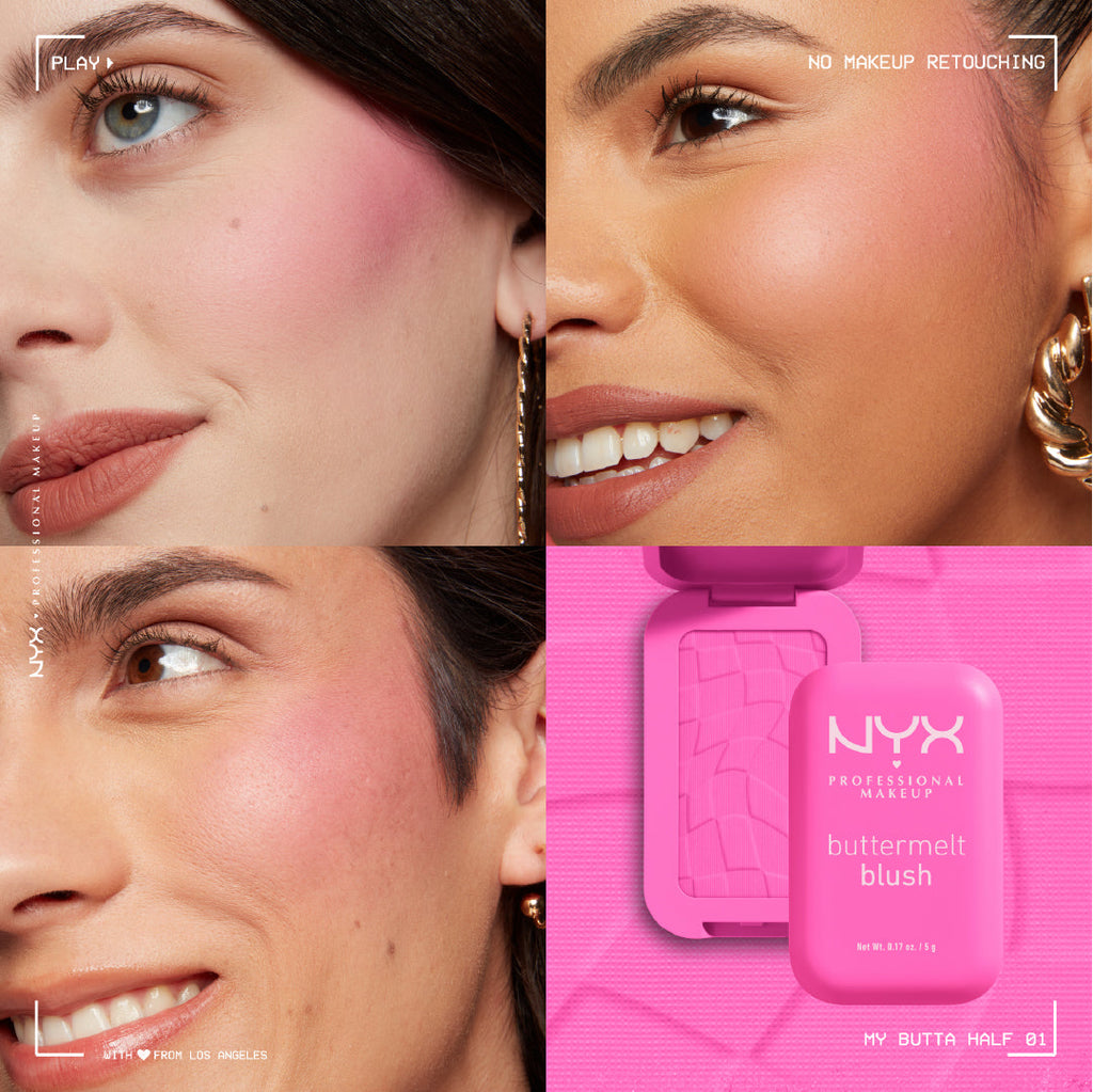 Buttermelt Blush, Powder Blush, Up To 12 H Wear, Fade & Transfer Resistant