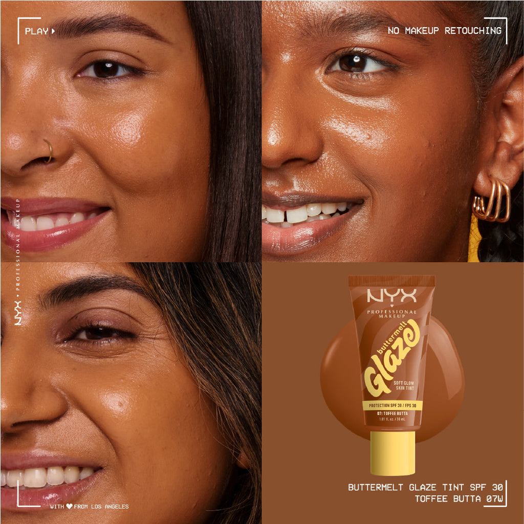 Buttermelt Glaze Soft Glow Skin Tint  SPF30, Foundation, 12H Wear