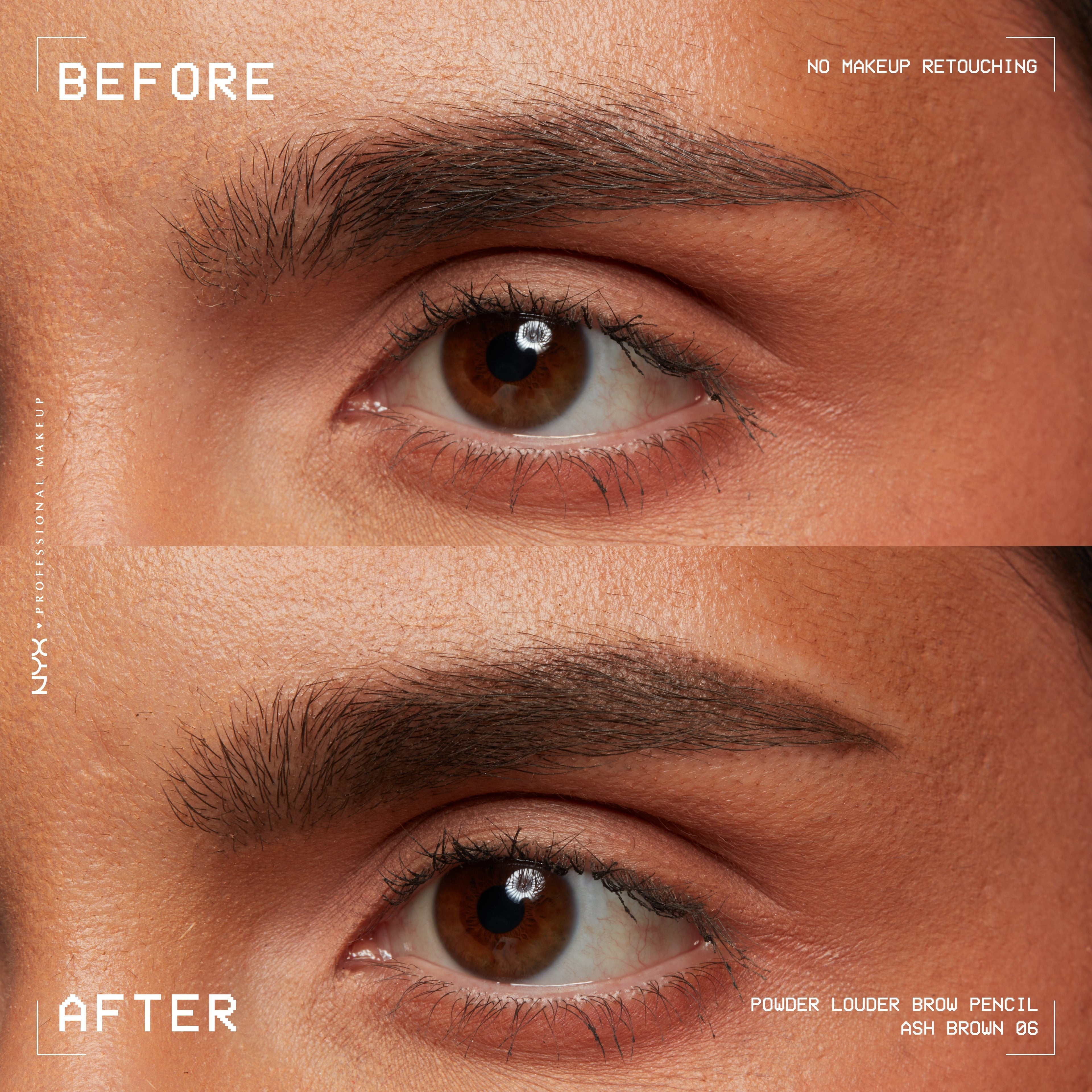 Powder Louder, Brow Pencil, 12Hr Wear, Buildable Micro-Fibers
