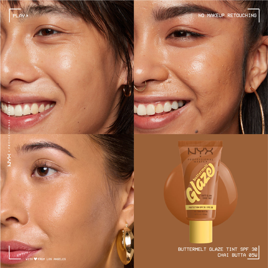 Buttermelt Glaze Soft Glow Skin Tint  SPF30, Foundation, 12H Wear