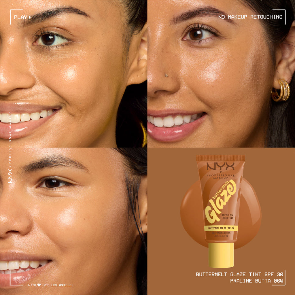 Buttermelt Glaze Soft Glow Skin Tint  SPF30, Foundation, 12H Wear