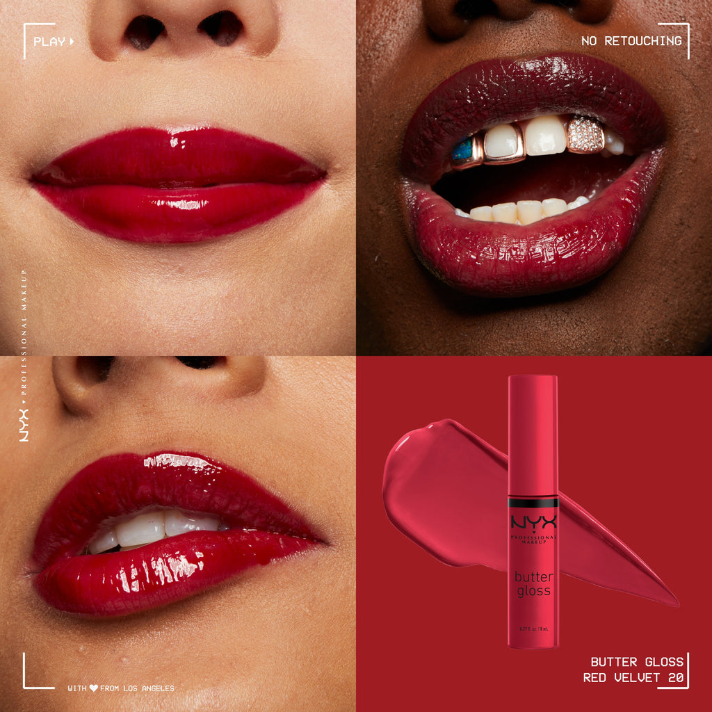 Butter Gloss, Non-Sticky Lip Gloss, Buttery Soft, Silky Smooth And Creamy, Sheer To Medium Coverage