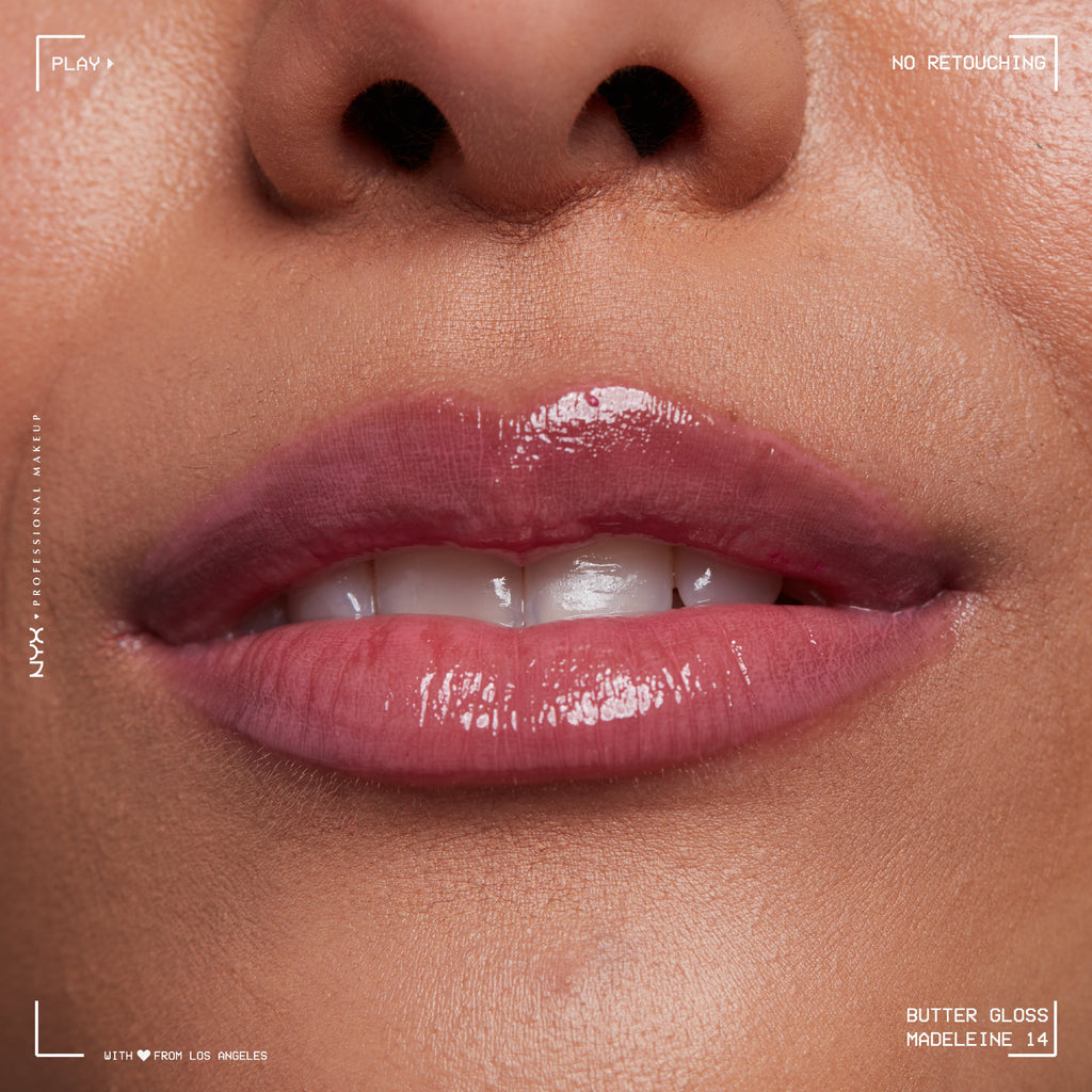 Butter Gloss, Non-Sticky Lip Gloss, Buttery Soft, Silky Smooth And Creamy, Sheer To Medium Coverage