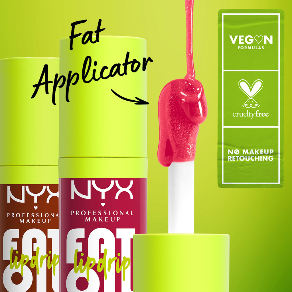Fat Oil Lip Drip, Moisturizing, Shiny, Vegan Tinted Lip Gloss, Non-Sticky Finish, 12H Hydration