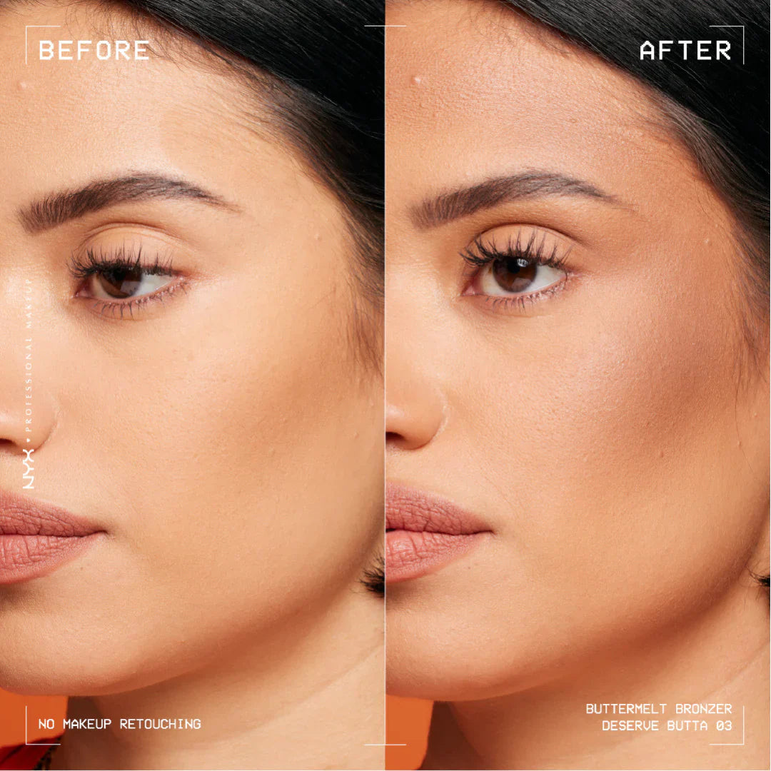 Buttermelt Bronzer, Powder Bronzer, 12 HR Wear, Fade Resistant & Transfer Resistant, Buildable, Vegan-Do Butta